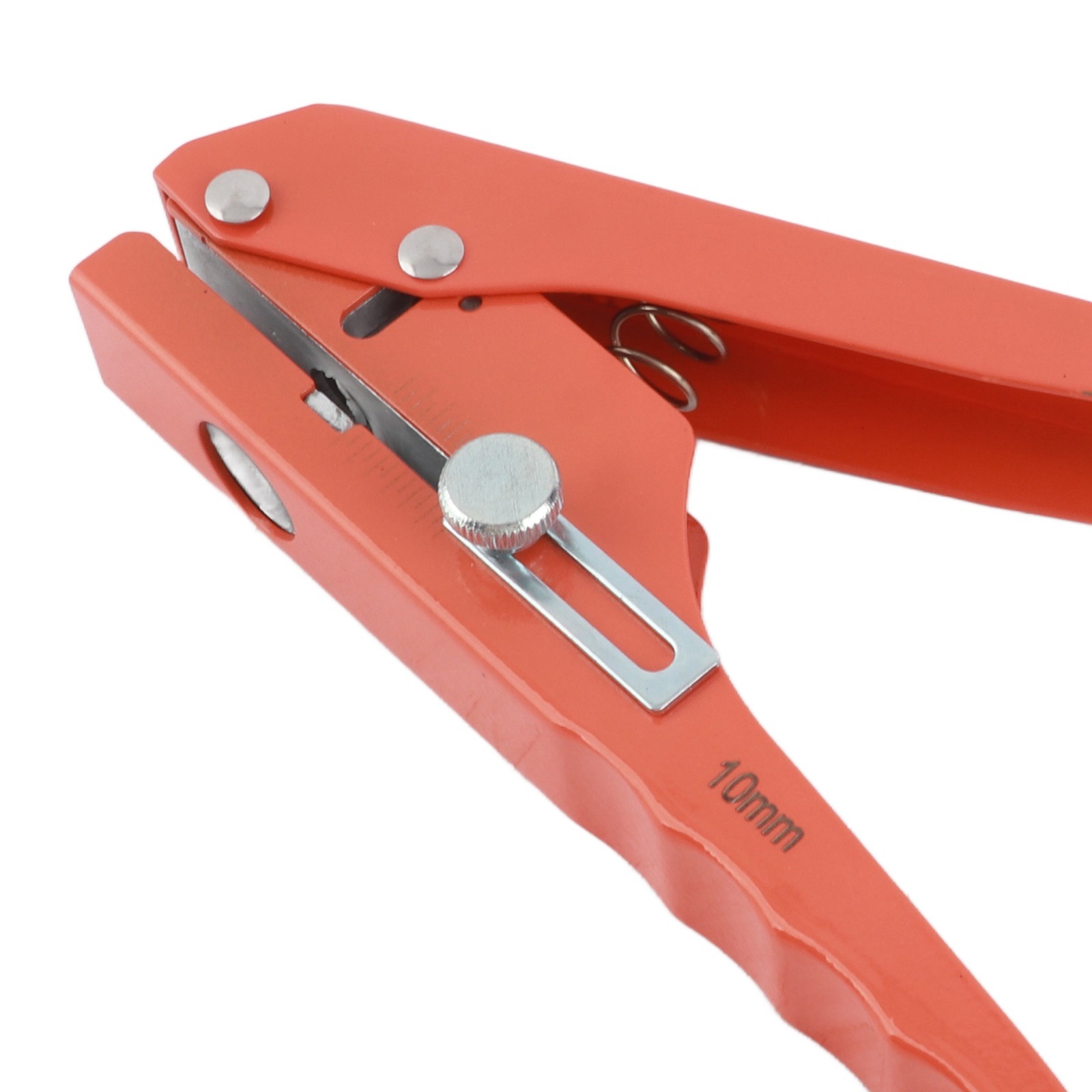 Single Hole Punch 10mm Hole Punch Iron Adjustable Portable Hole Puncher With