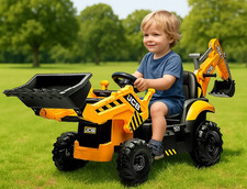 24v Kids Ride On Excavator Digger Toy Electric Tractor Car Remote Control Loader