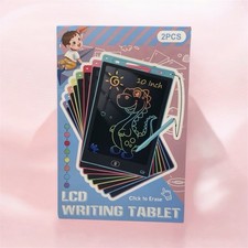 2-piece 10 inch LCD Writing Tablet Colorful Drawing Board  Brand New