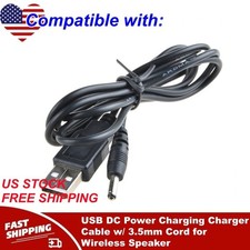 USB DC Power Charging Charger Cable w/ 3.5mm Cord for Wireless Speaker