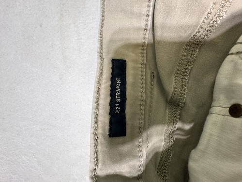 Lucky Brand 221 Original Straight Jeans Men's Size 34x30 Khaki Denim - Picture 6 of 12