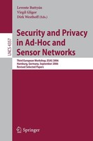 Security And Privacy In Ad-Hoc And Sensor Networks Levente Buttyan