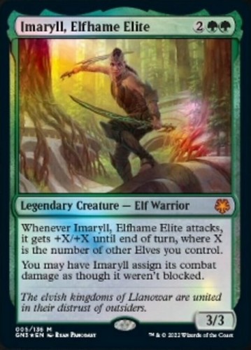 Imaryll, Elfhame Elite - Foil NM, Englisch MTG Unique & Misc Promos