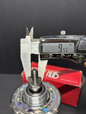 NOS Suzue Pro Max 36H Rear High Polish Sealed Hub NJS 120mm Track