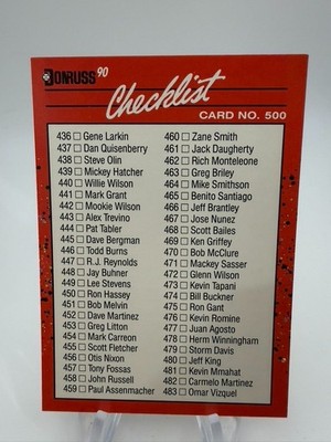 1990 Donruss Baseball Cards 500 - 716 + Rookies  + Inserts - You Pick