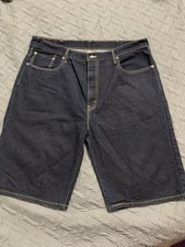 LEVI'S 569 MEN'S LOOSE STRAIGHT DENIM JEAN SHORTS WAIST SIZE 40 BLUE NEW NO TAG