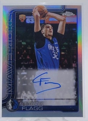2025-26 Topps Chrome Cooper Flagg Rookie Refractor Auto CHASE PACK