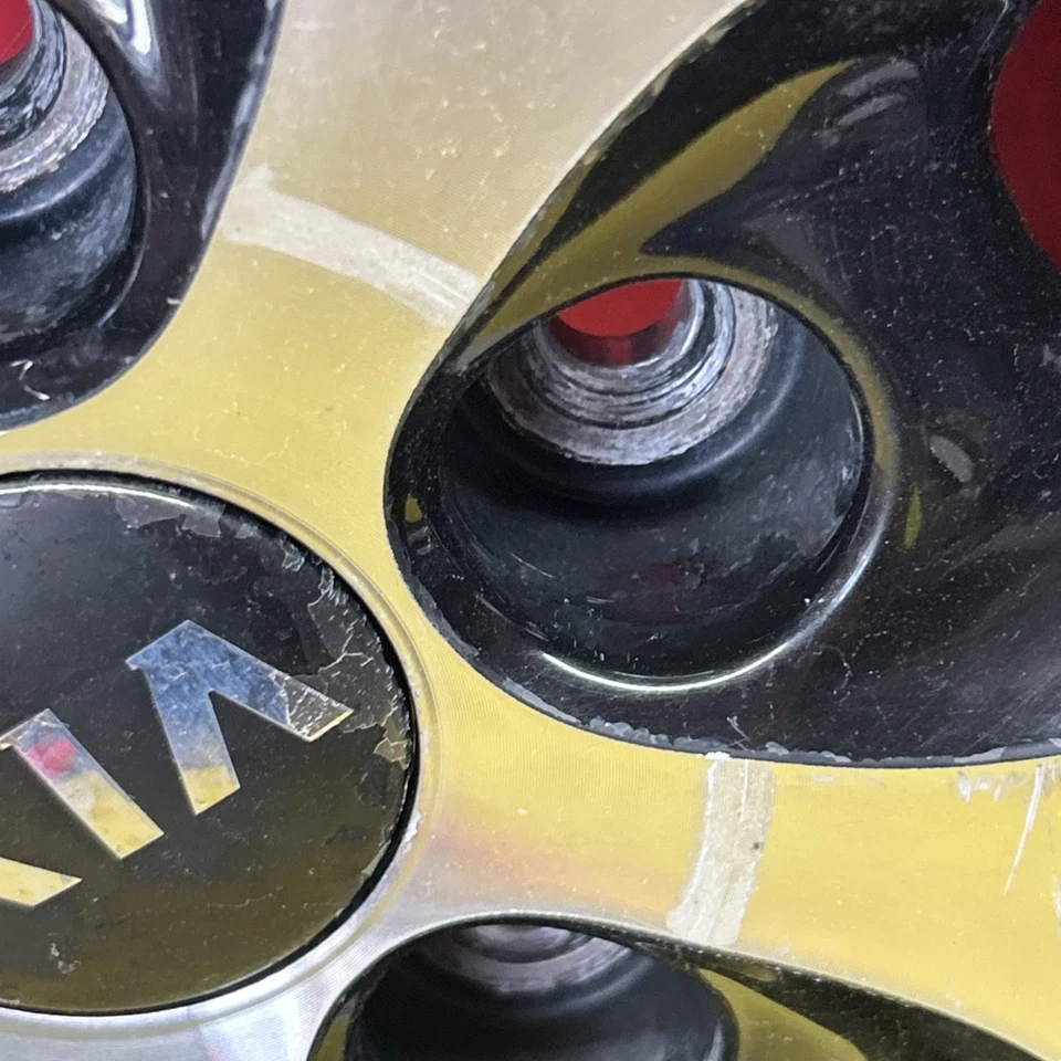 Rueda de fábrica de aleación Kia Optima 2011-2016 5 ranuras mecanizada y negra 17x6,5 OEM Foto 3 de 4