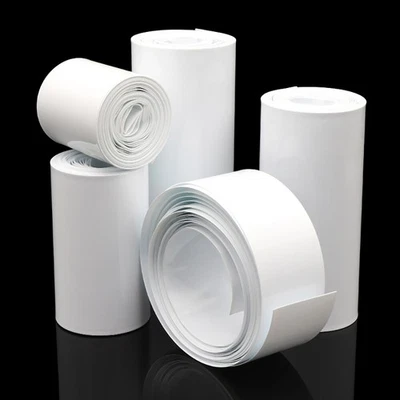 White PVC Heat Shrink Tubing Wrap RC Battery Pack 7mm-400mm LiPO NiMH NiCd 18650 - image 1 of 4