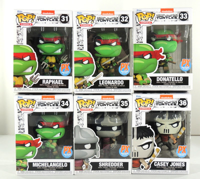 Teenage Mutant Ninja Turtles Complete Set #31-36 FUNKO Previews Exclusive SEALED