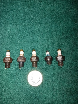 #ad Vintage Spark Plugs Set of 5 Champion and AC. Made for Control Line Or RC $75.00