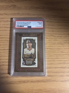 2024 Topps Allen & Ginter Jasson Dominguez Mini Baseball Auto RC #MA-JD PSA 9
