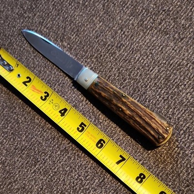 Puma Solingen 941 2-Blade Slipjoint Pocketknife Clip Point Stag Handle SS