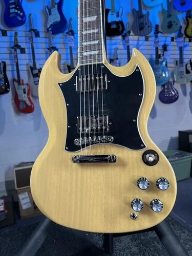 Epiphone SG Standard Electric Guitar - TV Yellow GET PLEK'D! 079