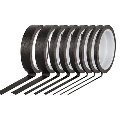 8 Rolls Thin Painters Tape Total 176yards 1/8, 1/4, 1/2, 3/4 inch Width Maski...