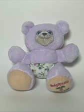 1999 Fisher-Price Briarberry PURPLE BABY KRISTIN BEAR 5" Plush Stuffed Animal