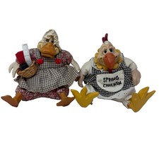 Russ Berrie Spring Chicken  Kathleen Kelly Critter Factory Vintage Farmhouse