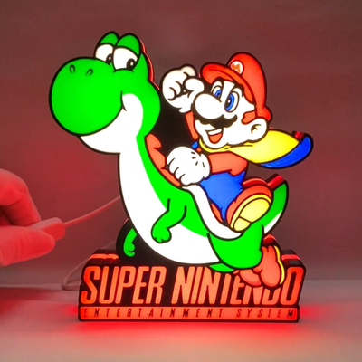 Figurine Mario Bros Lumineuse LED – Déco Intérieure USB