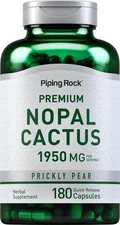 Piping Rock Nopal Cactus Capsules 1950mg | 180 Count | Prickly Pear... 