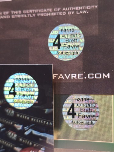 Packers NFL MVP Brett Favre signiert HARD TO SAY GOODBYE SI mit 3 HOLOGRAMM COA's - Bild 5 von 8