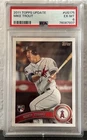 2011 Topps Update Mike Trout Rookie Card RC #US175 Angels PSA 6