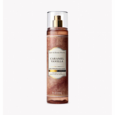 Bath & Body Works Caramel Vanilla Fine Fragrance Mist 236 ml, Parfum Damen
