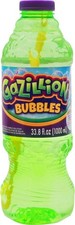 Gazillion Bubbles Original Bubble Solution 1L with 7-in-1 Wand, Non-Toxic
