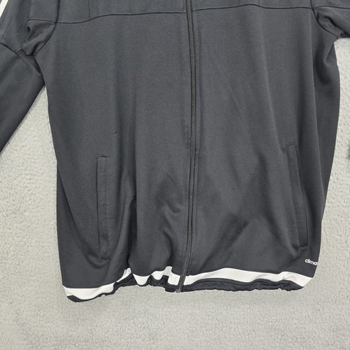 Adidas Tiro Soccer Jacket Mens Extra Large XL Track Jacket Black Coat Full Zip - Picture 5 of 19