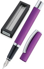 Online Vision Fountain Pen, Lilac & Chrome, Medium Nib, Made In Germany