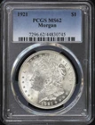 1921-P $1 Morgan Silver Dollar PCGS MS 62 | Uncirculated UNC