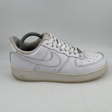 Nike Men’s Air Force 1 ‘07 Triple White Leather Sneakers Shoes - Size 8.5