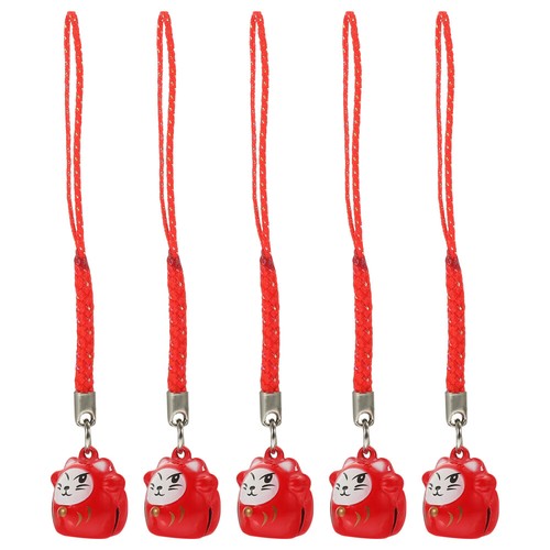 5 Pcs Copper Bell Decoration Mobile Phone Chain Pendant Cat Strap Charms - 第 8/12 張圖片