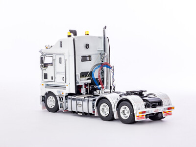 Kenworth K200 2.3 Cab Prime Mover Truck White/Black Drake 1:50