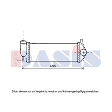 AKS DASIS Ladeluftkühler für Renault Kangoo Be Bop KW0/1_ KC0/1_ 187028N