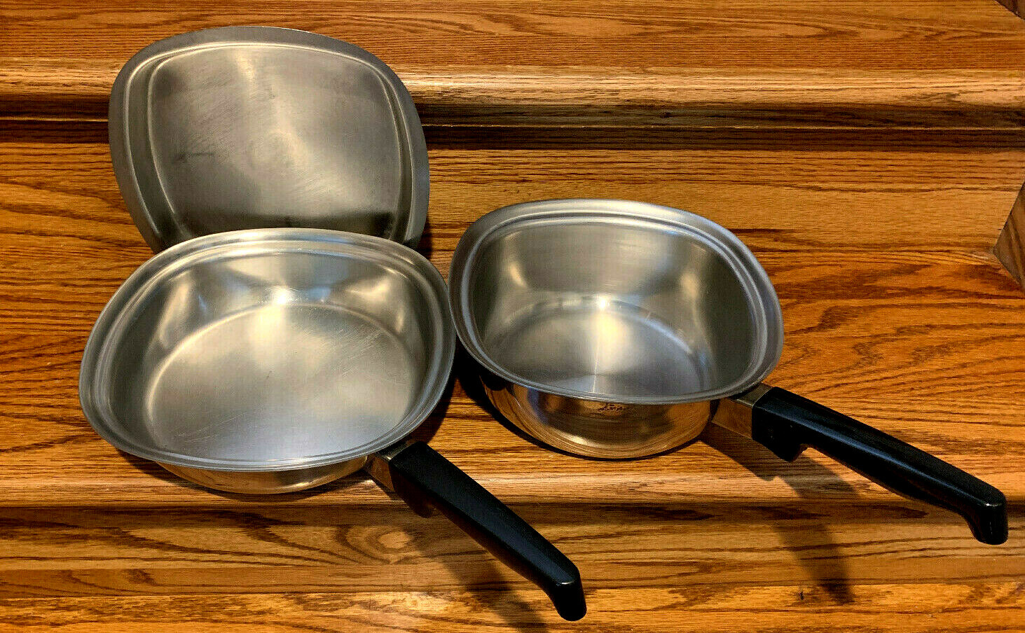 Aristo Craft Cookware Special Alloy Stainless Steel 3 Pieces Vintage