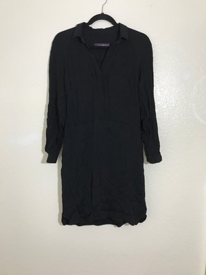 Violeta by Mango Black Tunic Dress Sz S