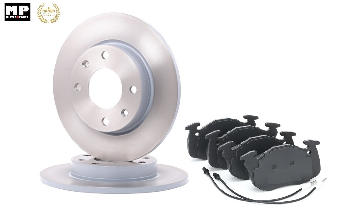 Frein avant Peugeot 107 : pack anti-vibration disques et plaquettes