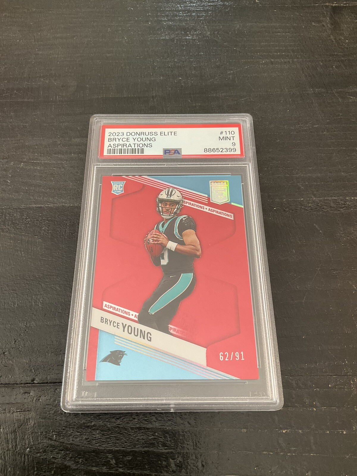 2023 Donruss Elite Bryce Young RC Aspirations /91 #110 PSA 9