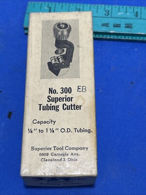 Superior 300 1/8 To 1-1/8 OD Tubing Pipe Cutter