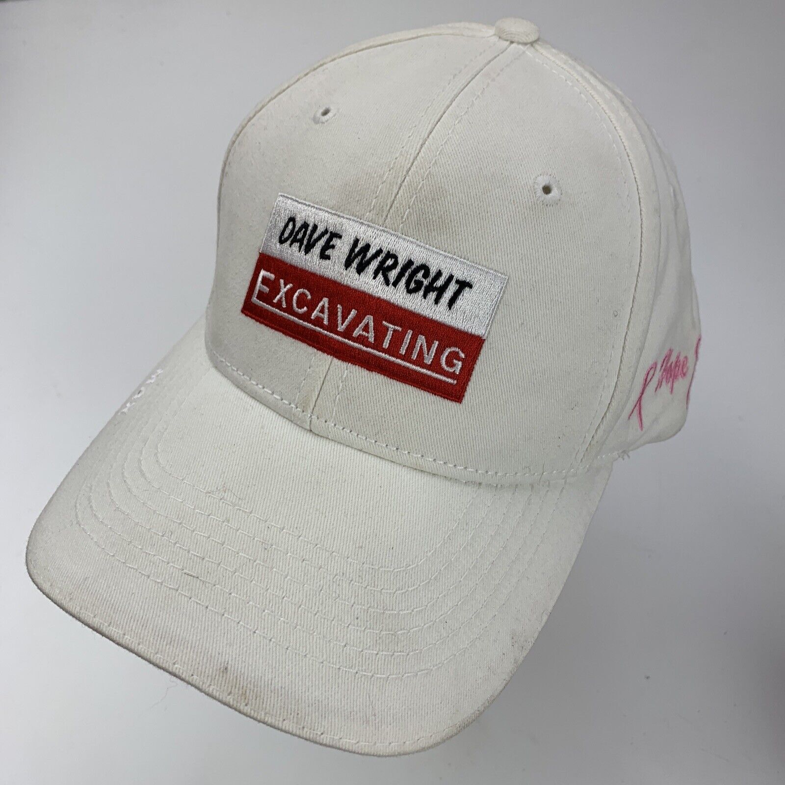 Dave Wright Excavating Ball Cap Hat Adjustable Ba… - image 1