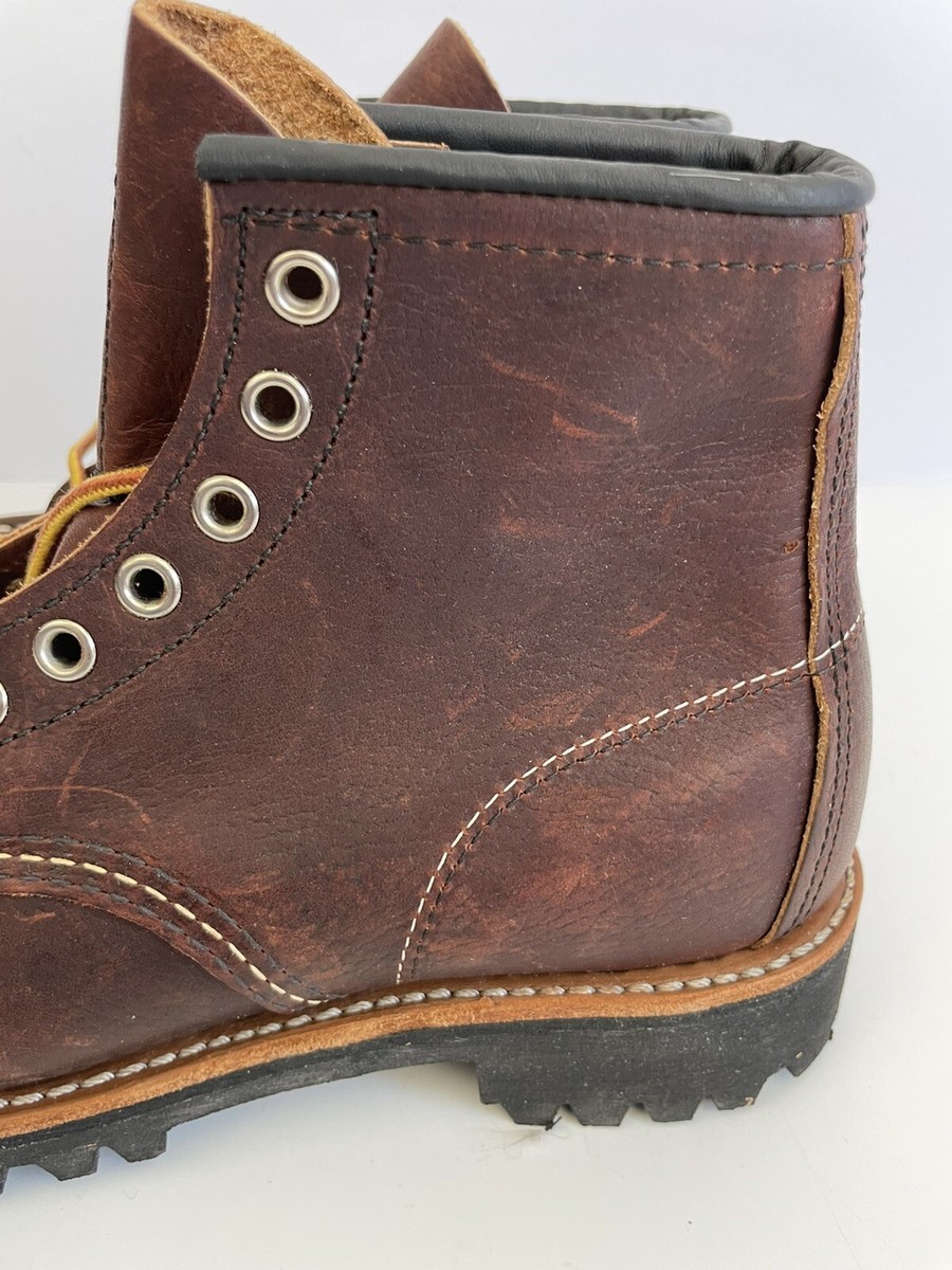 【美品】RED WING 8146 ROUGHNECK US8 D vibram Red Wing Heritage Roughneck 8146 Briar Oil Slick Vibram Sole