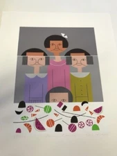 Edie Harper "Penny Candy" Beautiful Serigraph/Silkscreen, Signed & Numbered