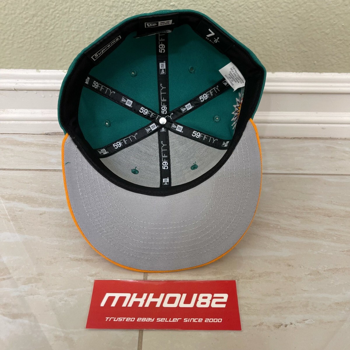 Supreme Spring Training Box Logo New Era Cap Hat Oakland A's