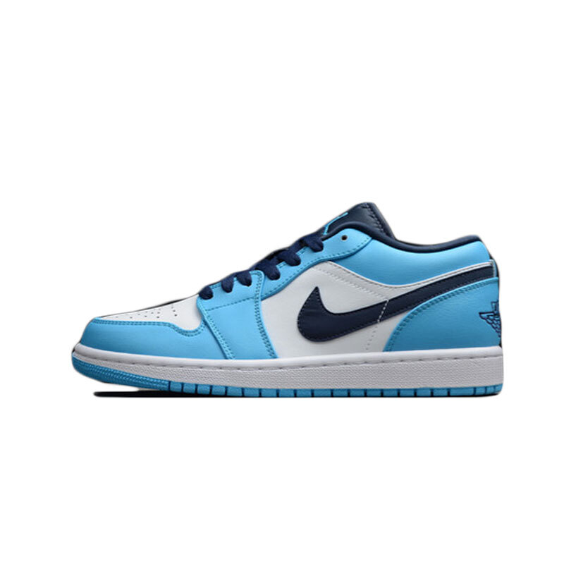 Nike Air Jordan 1 AJ1 Low UNC White Blue 553558-144 553560