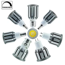 Dimmable LED Spotlight 5W 7W 10W 110V/220V Lights Downlight COB Home Decor Bulbs