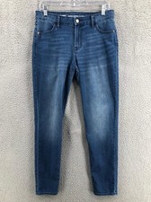 Old Navy Super Skinny Jeans Mid-Rise Women's Size 8 Stretch Blue Denim 8797