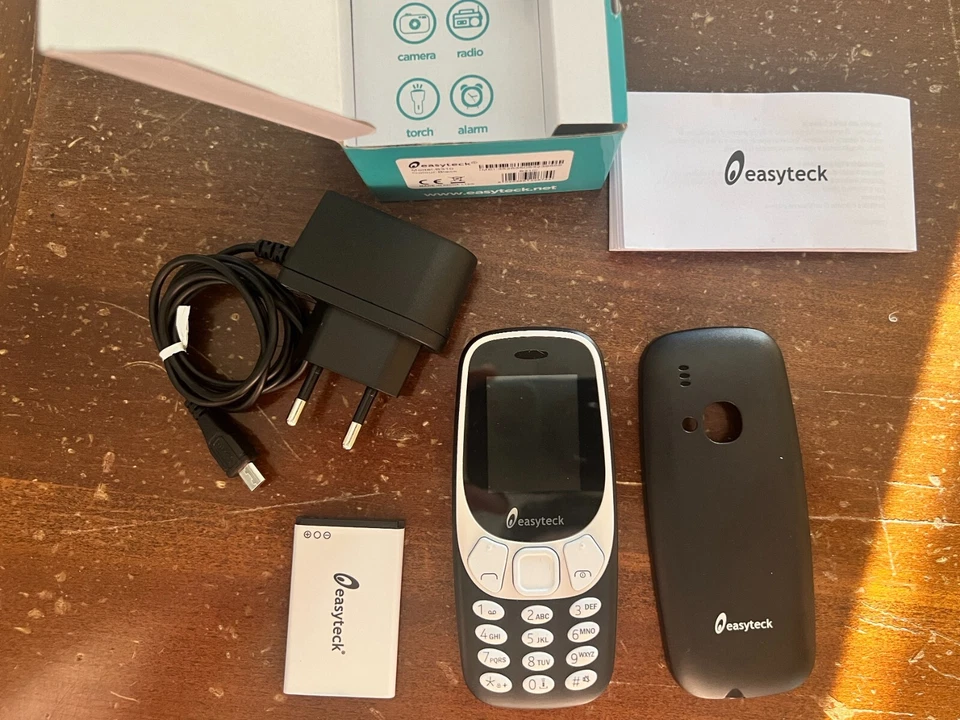 TELEFONO CELLULAR BASE Easyteck B310 B310I NERO Vivavoce Fotocamera FM Player AV - Immagine 4 di 4