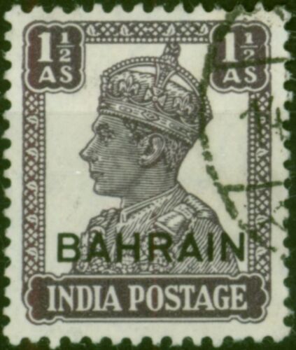 Bahrain 1942 1 1/2a Dull Violet SG43 Fine Used - Picture 1 of 1