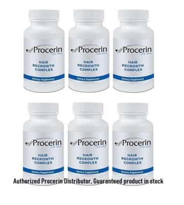 Procerin Hair Regrowth Complex 6 bottles New Formula New Packaging EXP: 10/2028