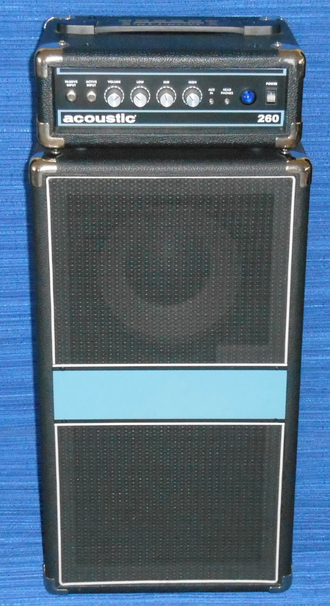 Rare Acoustic 260 Mini Bass Stack, 100 Watts, Excellent Condition, Pick Up  Only